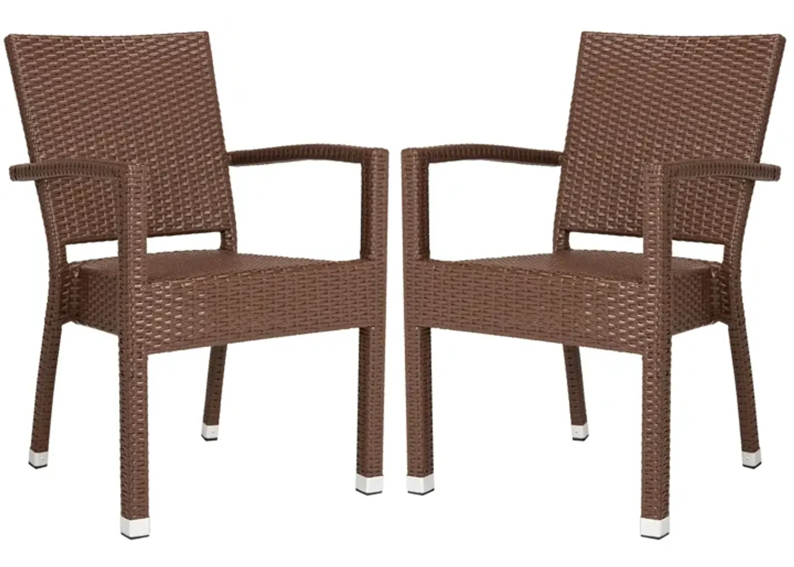 Ripley Stacking Arm Chair in Beige by Safavieh