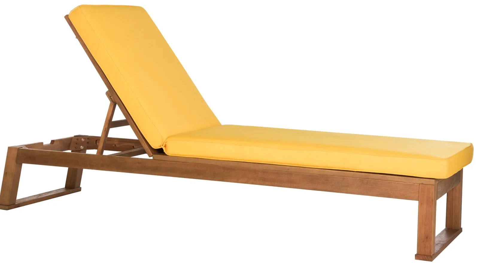 Sebesi Sunlounger in Yellow by Safavieh
