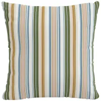 18" Outdoor Serape Stripe Pillow in Serape Stripe Beach by Skyline