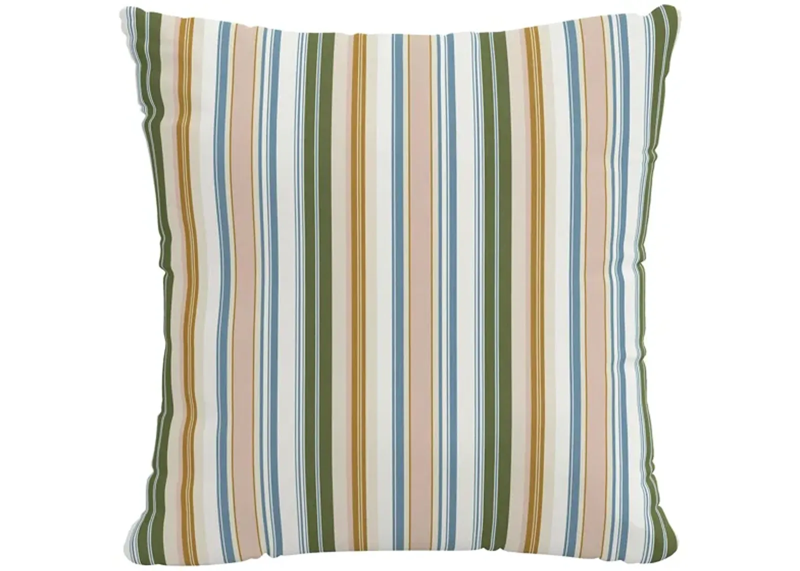 18" Outdoor Serape Stripe Pillow in Serape Stripe Beach by Skyline