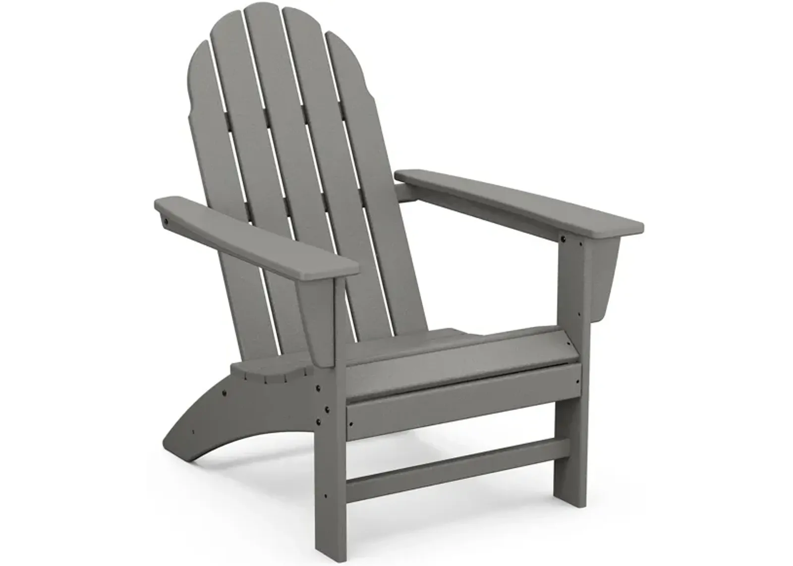 Vineyard Adirondack Chair in Slate Gray by Polywood