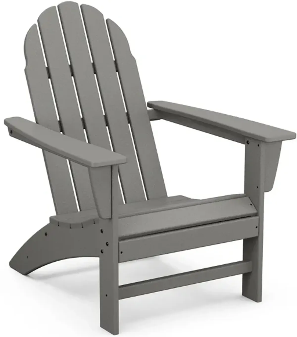 Vineyard Adirondack Chair in Slate Gray by Polywood