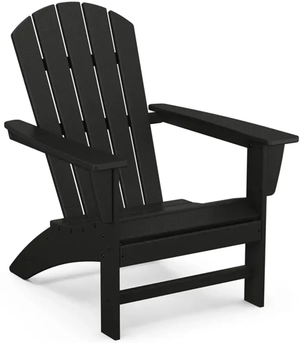 Nautical Adirondack Chair in Black by Polywood