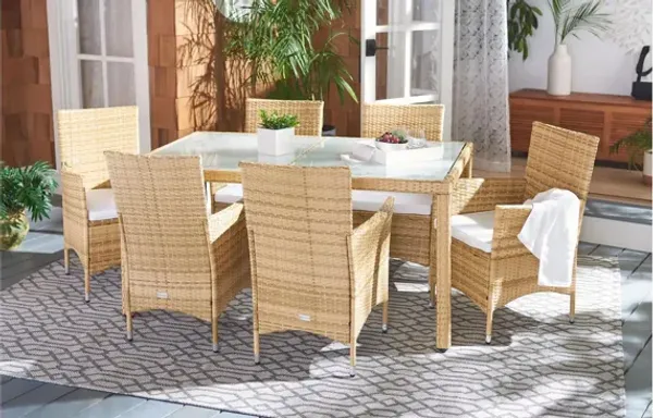 Hendrick 7-pc. Outdoor Dining Set