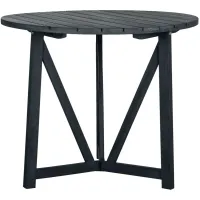 Prenza Outdoor Round Table in Navy by Safavieh