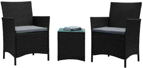 Imperia 3 Pc Outdoor Patio Set