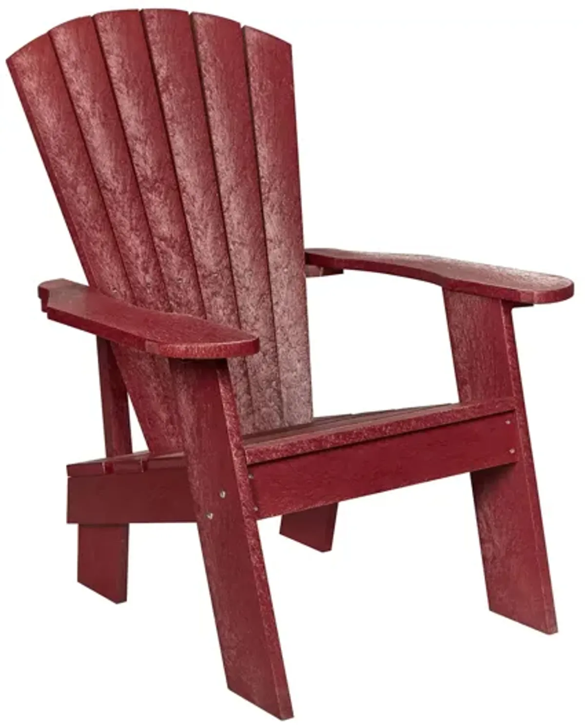 Capterra Casual Recycled Outdoor Adirondack Chair in Red Rock by C.R. Plastic Products