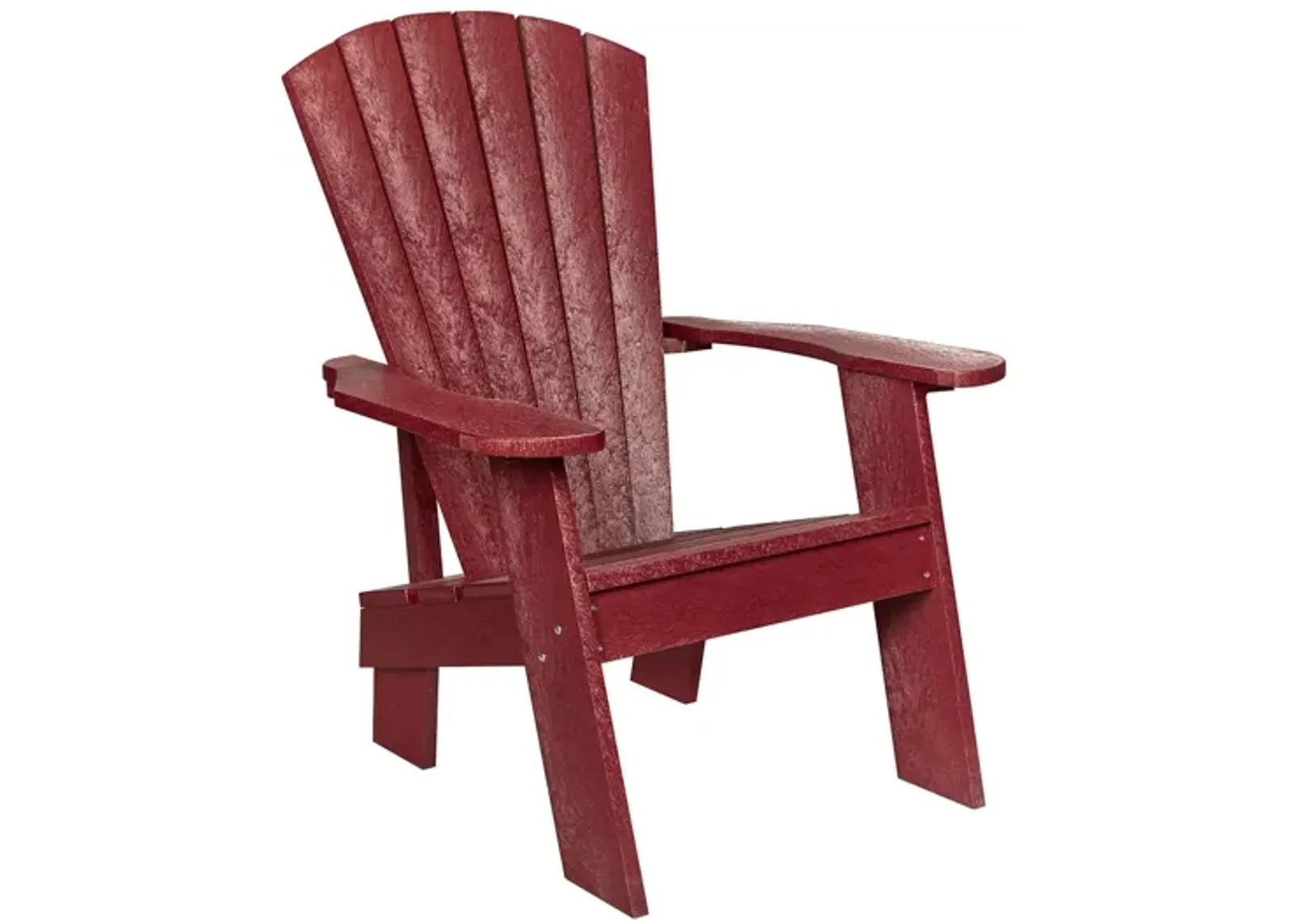 Capterra Casual Recycled Outdoor Adirondack Chair in Red Rock by C.R. Plastic Products