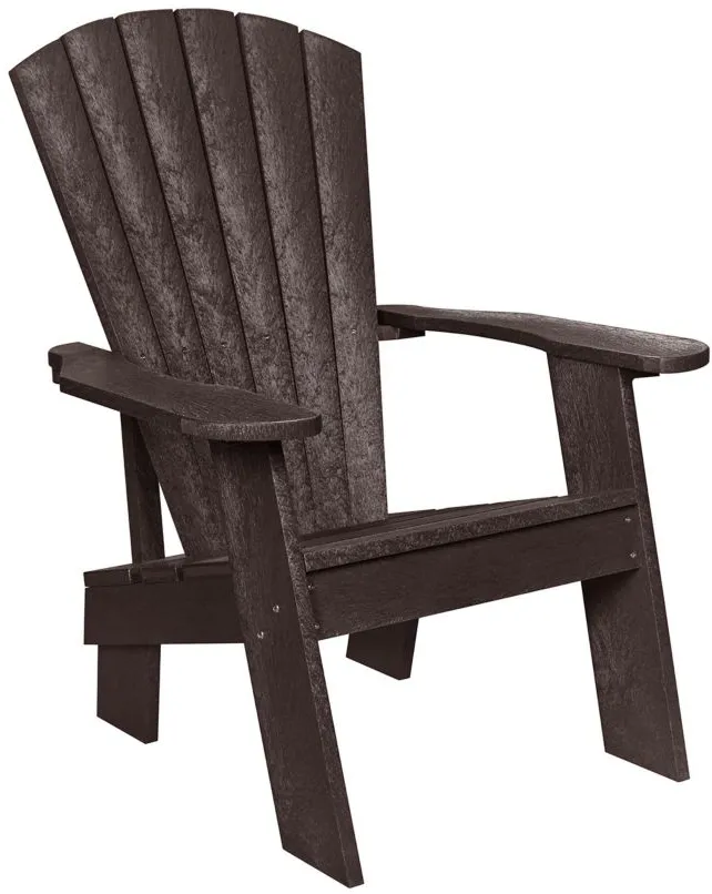 Capterra Casual Recycled Outdoor Adirondack Chair in Terra by C.R. Plastic Products