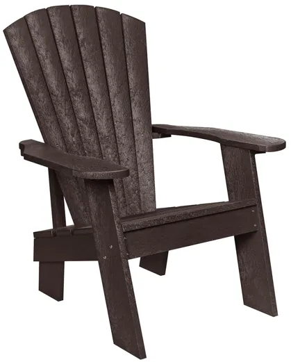 Capterra Casual Recycled Outdoor Adirondack Chair in Terra by C.R. Plastic Products