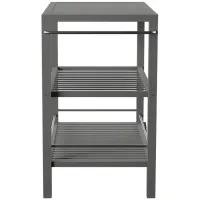 Morgan Outdoor Kitchen/Serving Cart in Gray by SEI Furniture