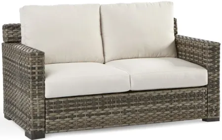New Java Outdoor Loveseat in Sandstone by South Sea Outdoor Living