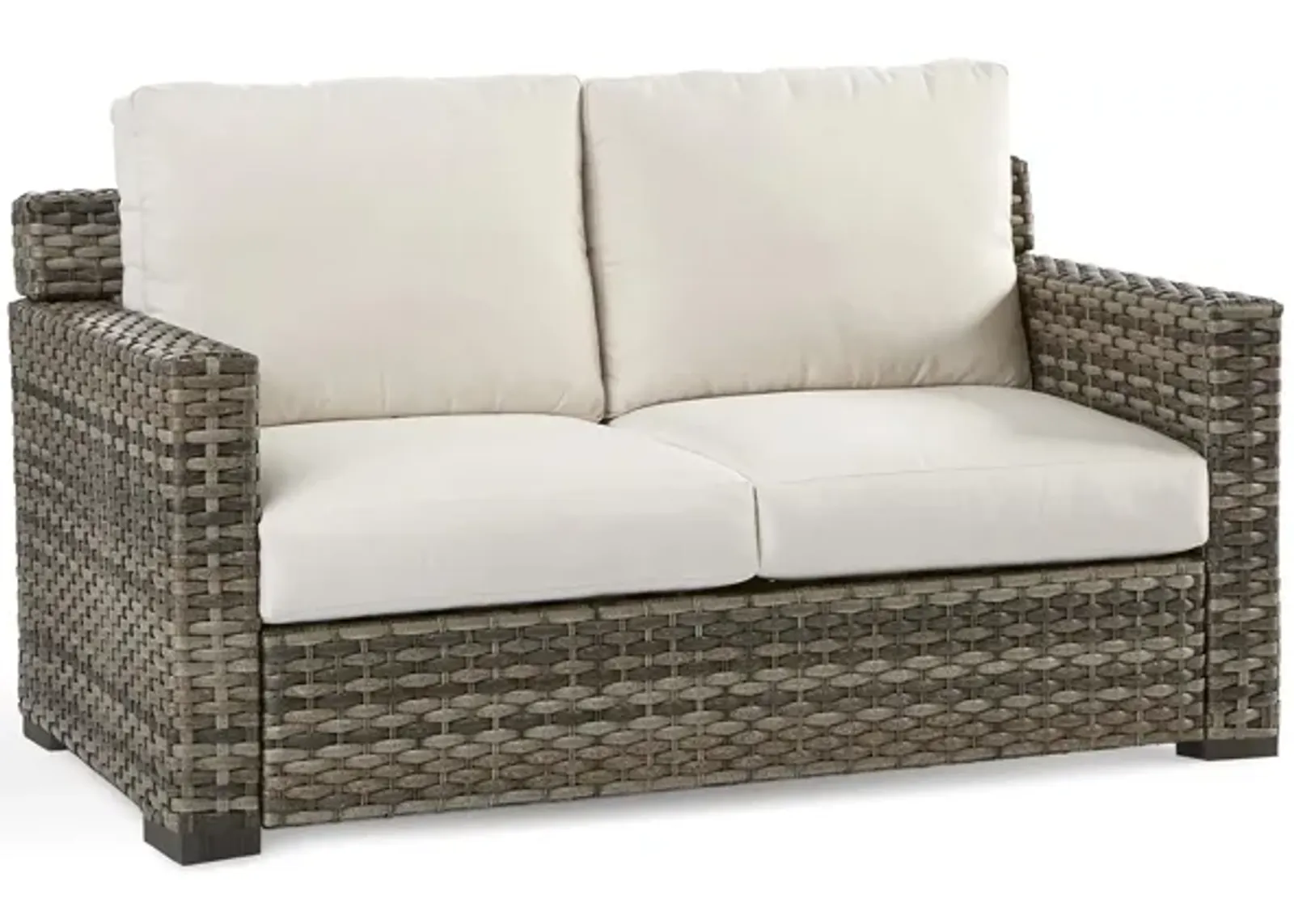 New Java Outdoor Loveseat in Sandstone by South Sea Outdoor Living