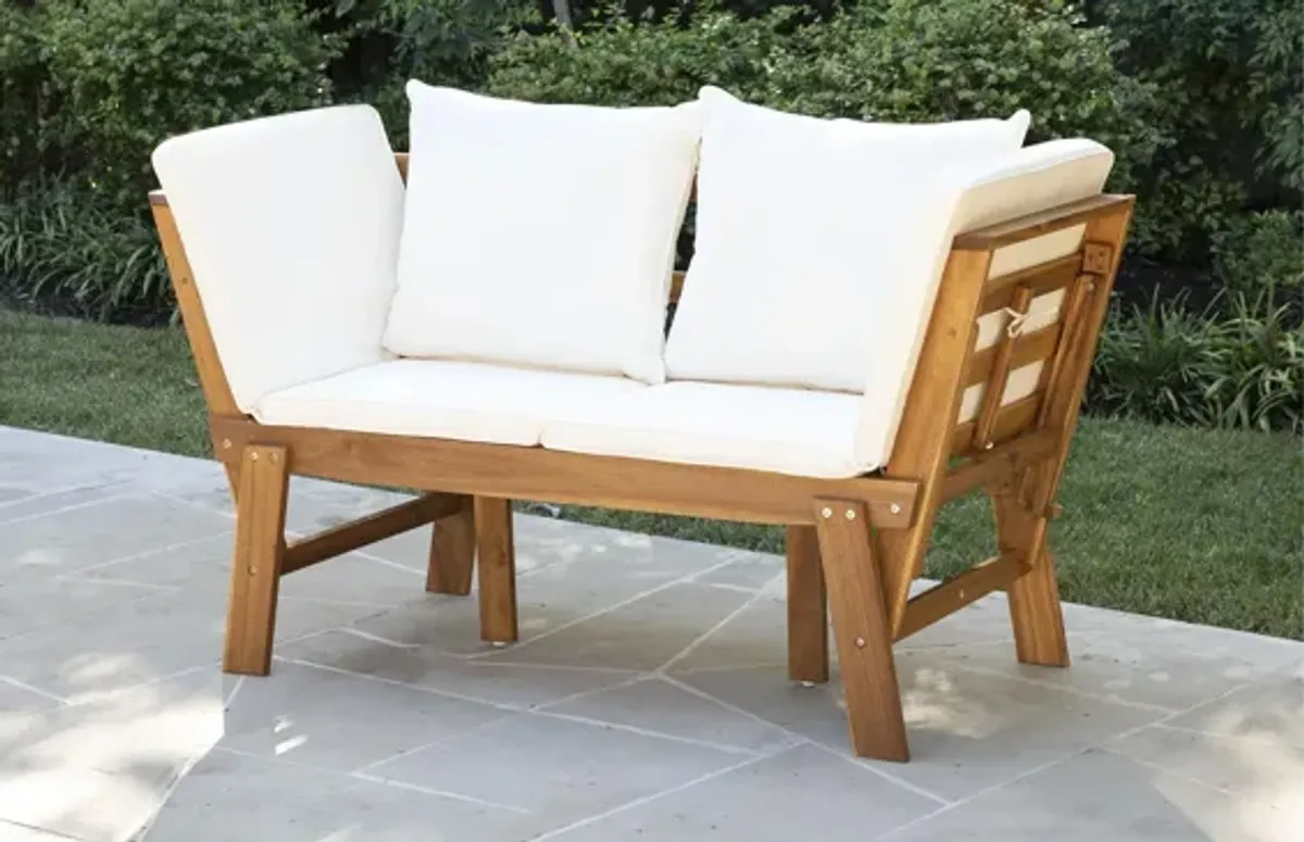 Smithson Outdoor Convertible Settee