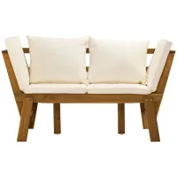Smithson Outdoor Convertible Settee in Natural by SEI Furniture