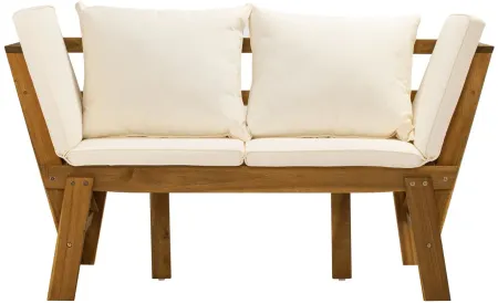 Smithson Outdoor Convertible Settee in Natural by SEI Furniture