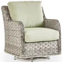 Grand Isle Sgr Outdoor Swivel Glider in Soft Granite by South Sea Outdoor Living