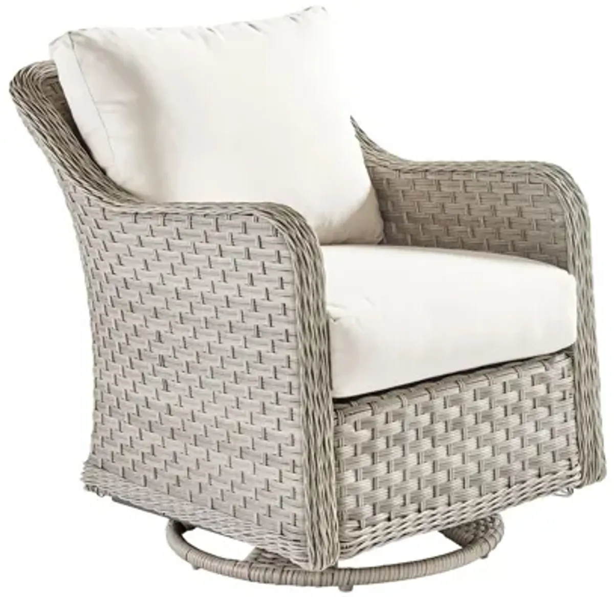 Mayfair Outdoor Swivel Glider in Pebble by South Sea Outdoor Living