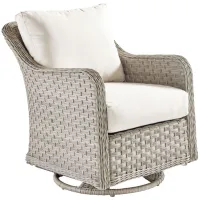 Mayfair Outdoor Swivel Glider in Pebble by South Sea Outdoor Living