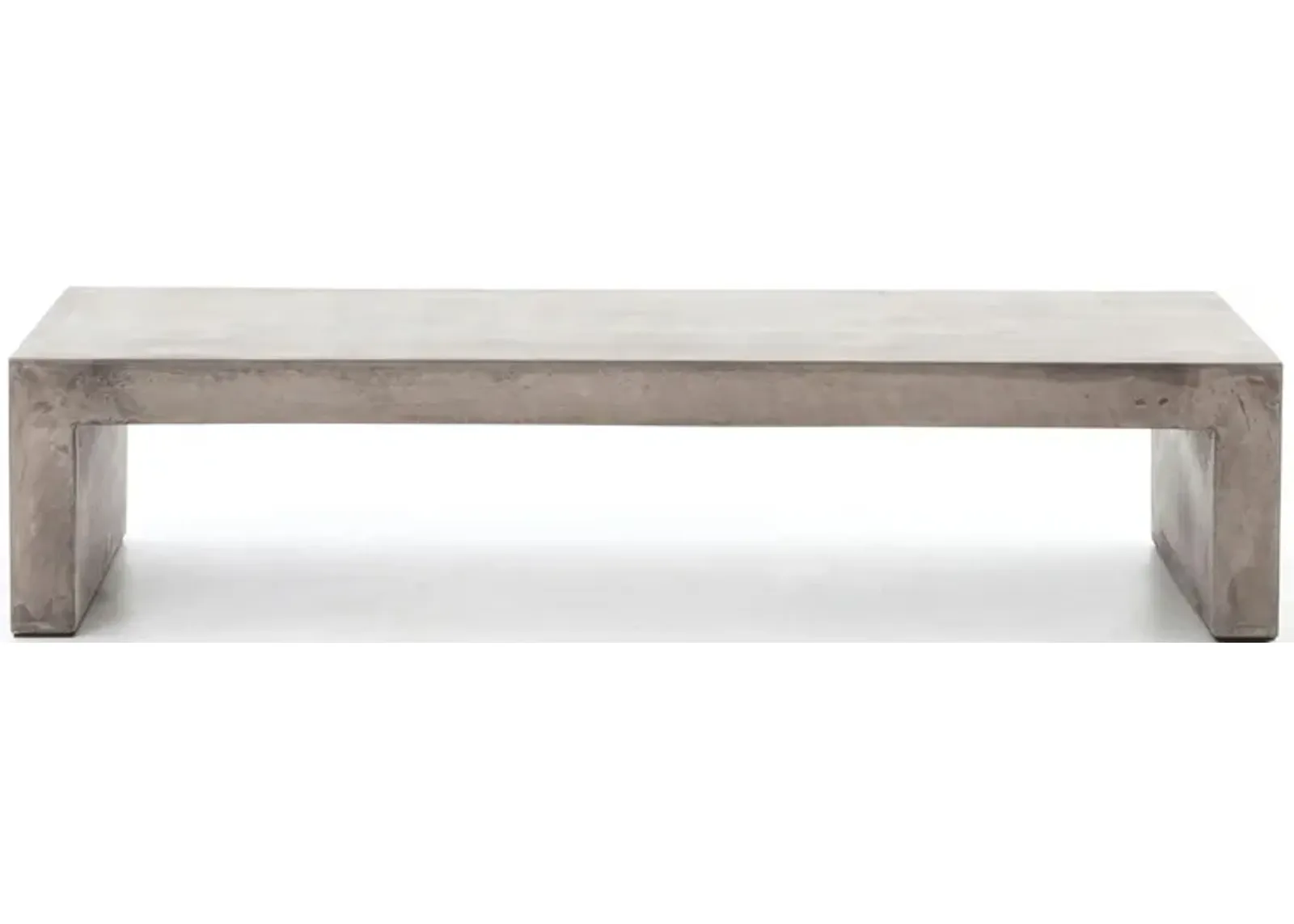 Parish Outdoor Coffee Table in Gray Concrete by Four Hands