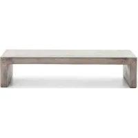 Parish Outdoor Coffee Table in Gray Concrete by Four Hands