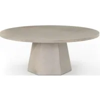 Chevy Outdoor Coffee Table in Grey Concrete by Four Hands