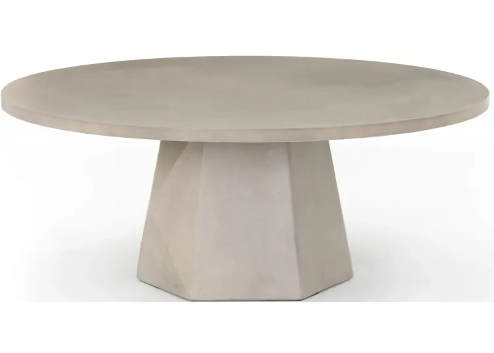 Chevy Outdoor Coffee Table in Gray Concrete by Four Hands