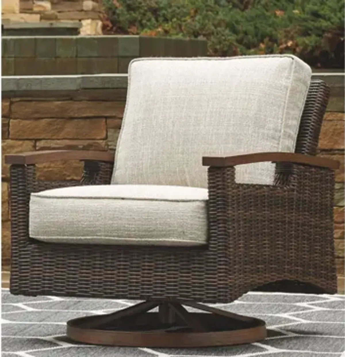 Paradise Trail Outdoor Swivel Chair - Set of 2