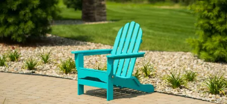 Icon Adirondack Chair in Oriental Blue by DUROGREEN OUTDOOR
