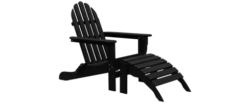 Icon Adirondack Chair in Dark Slate Gray by DUROGREEN OUTDOOR