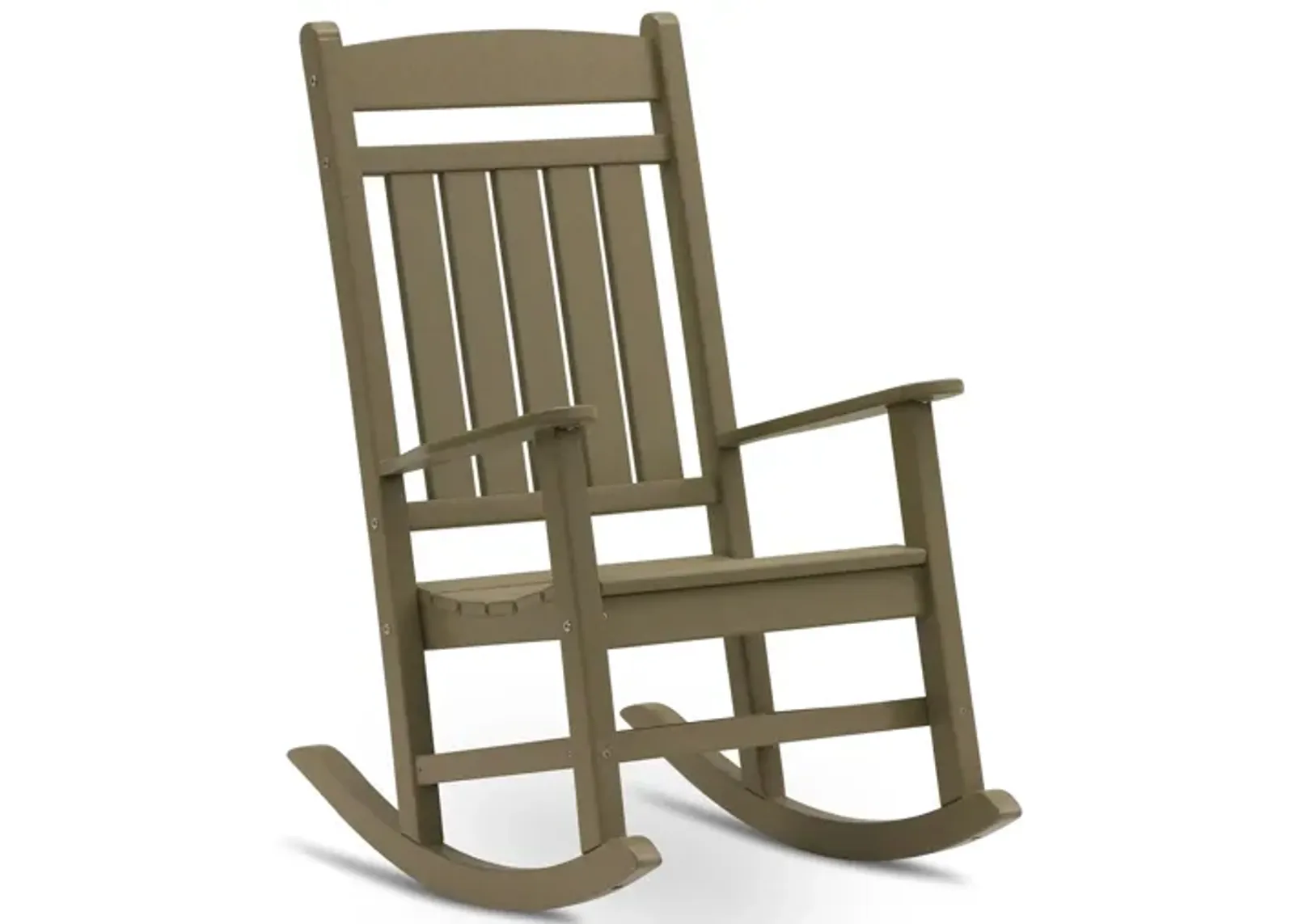 Icon Classic Rocker in Natural / Light Brown by DUROGREEN OUTDOOR