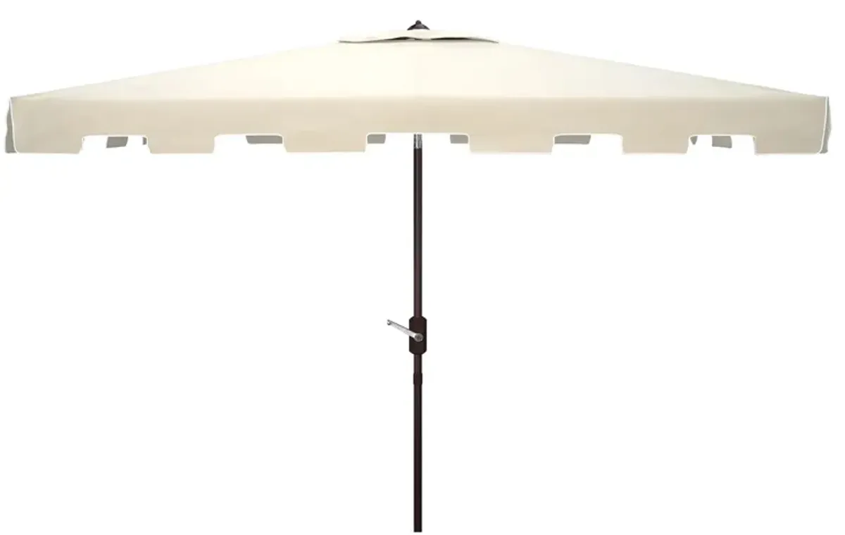 Burton 6.5 X 10 ft Rect Market Umbrella in Natural by Safavieh