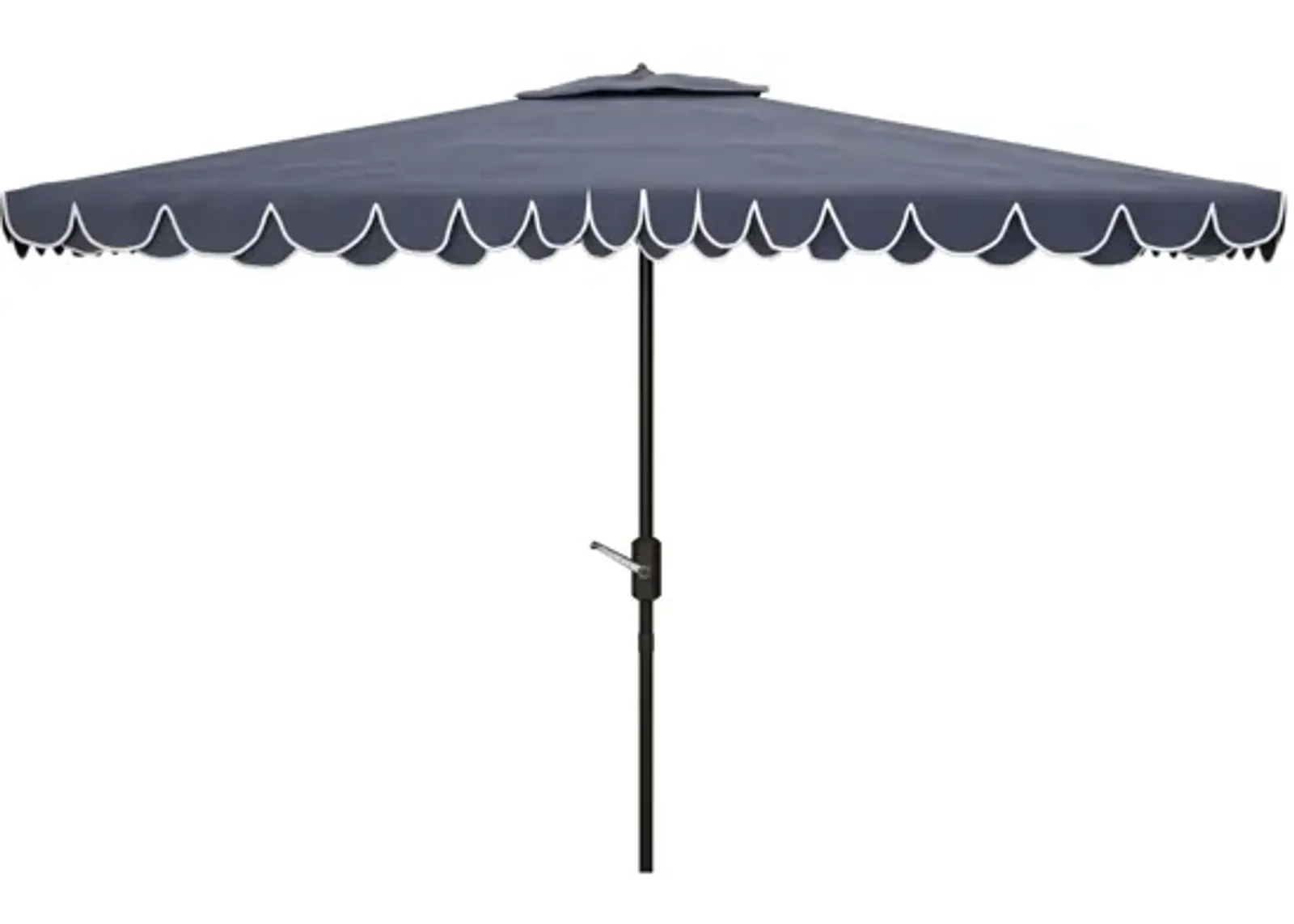 Chandler Outdoor Umbrella in Light Gray by Safavieh