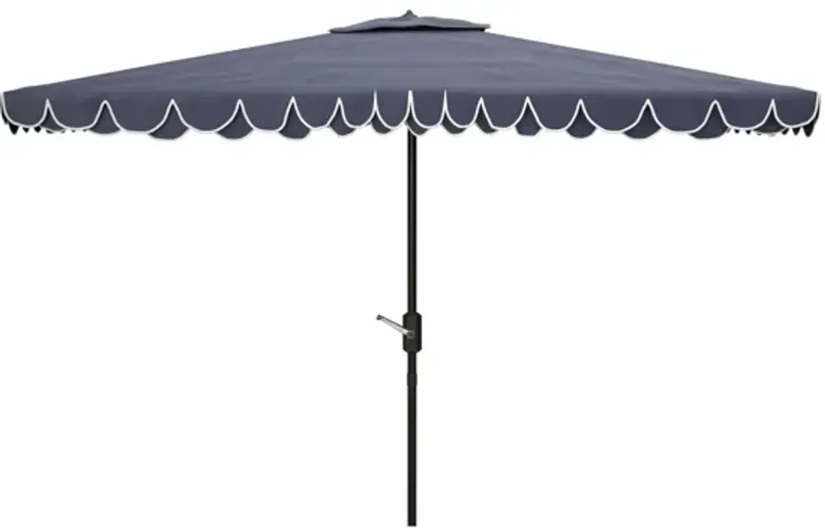 Chandler Outdoor Umbrella in Light Gray by Safavieh