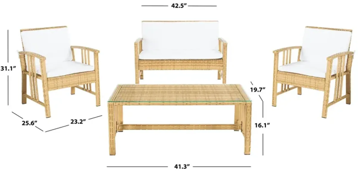 Dalit 4-pc. Patio Set