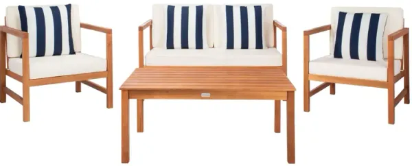 Hinaku 4-pc. Outdoor Set w/ Accent Pillows