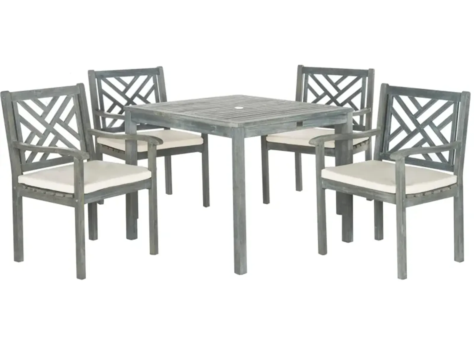 Kaylee 5-pc. Outdoor Dining Set in Pink by Safavieh