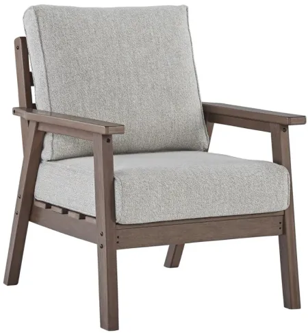 Emmeline Outdoor Lounge Chair- Set of 2 in Brown/Beige by Ashley Furniture