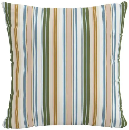 20" Outdoor Serape Stripe Pillow in Serape Stripe Beach by Skyline