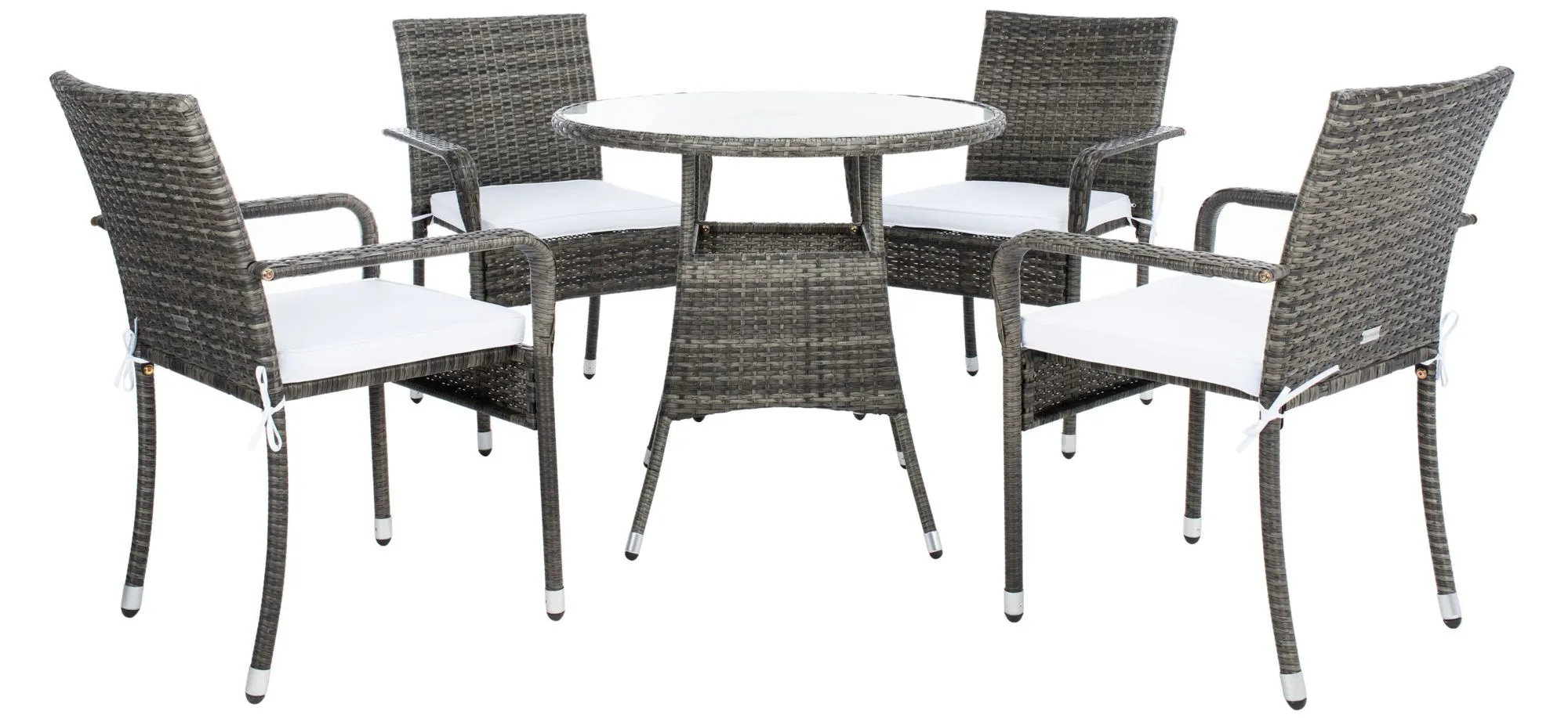Orian 5-pc. Outdoor Dining Set in Gray by Safavieh