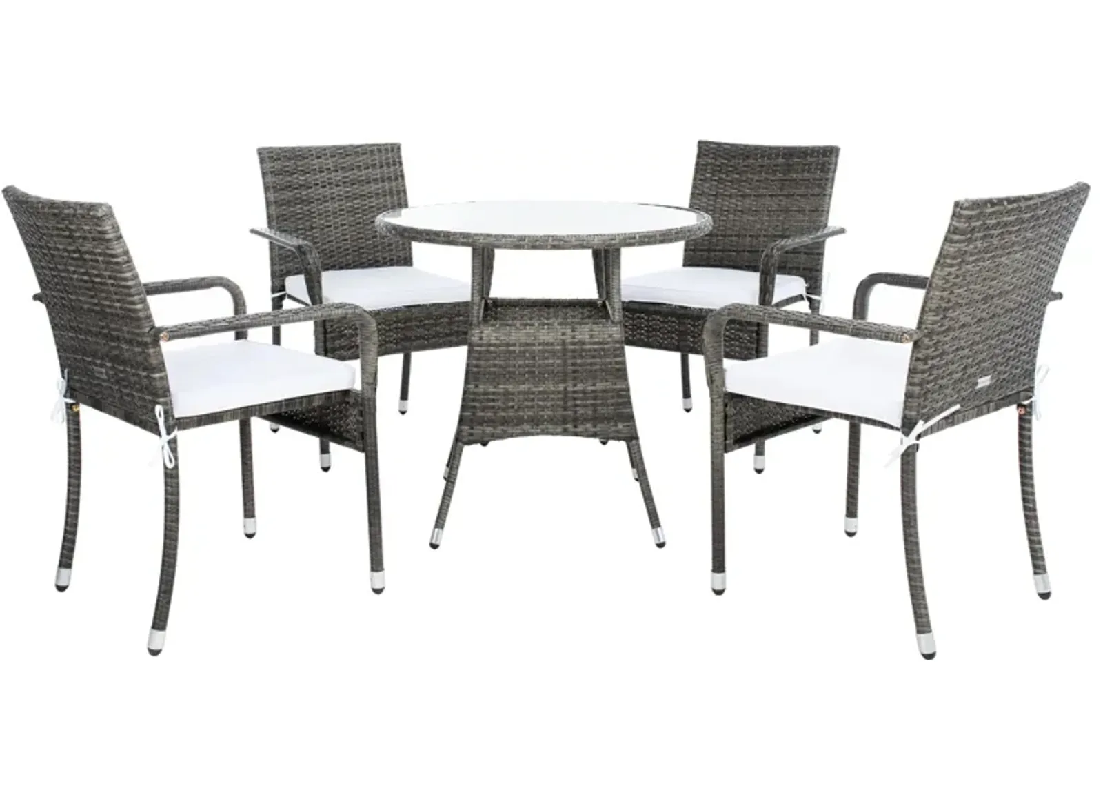 Orian 5-pc. Outdoor Dining Set in Gray by Safavieh