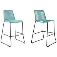 Shasta Outdoor Counter Stool in Wasabi by Armen Living