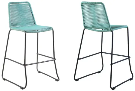 Shasta Outdoor Counter Stool in Wasabi by Armen Living