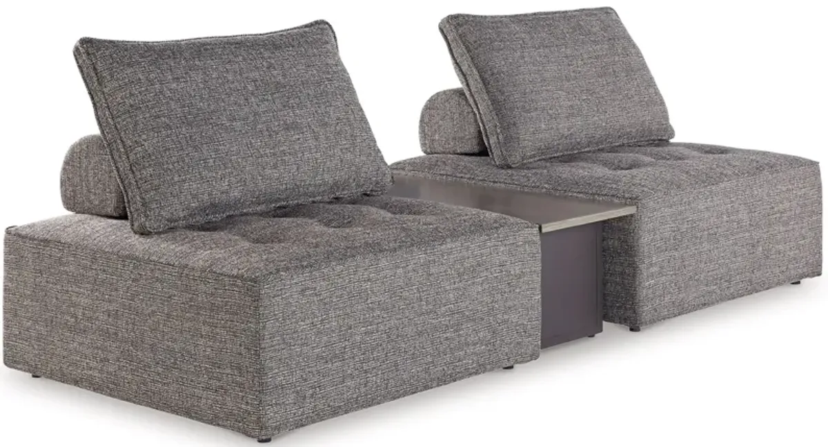 Bree Zee 3-Pc. Outdoor Sectional in Gray by Ashley Furniture