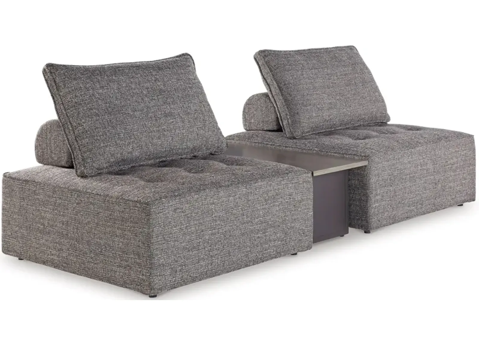 Bree Zee 3-Pc. Outdoor Sectional in Gray by Ashley Furniture