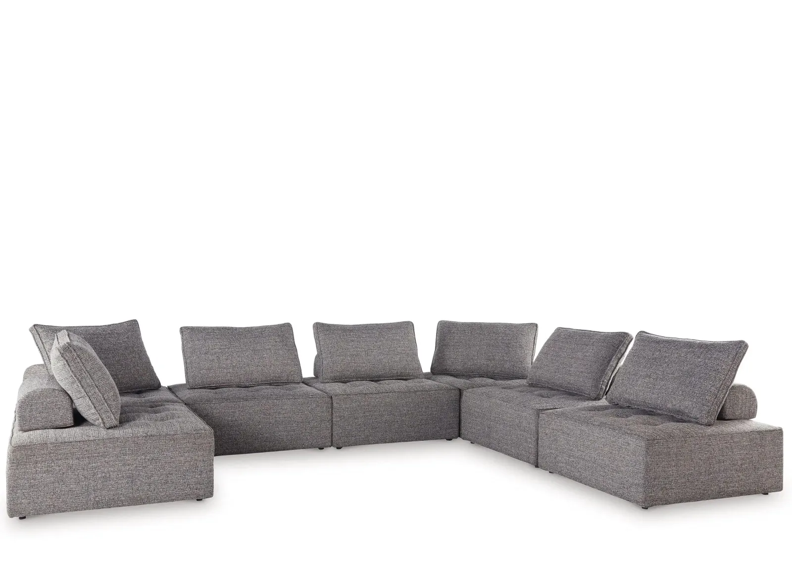 Bree Zee 8-Pc. Outdoor Sectional in Gray by Ashley Furniture