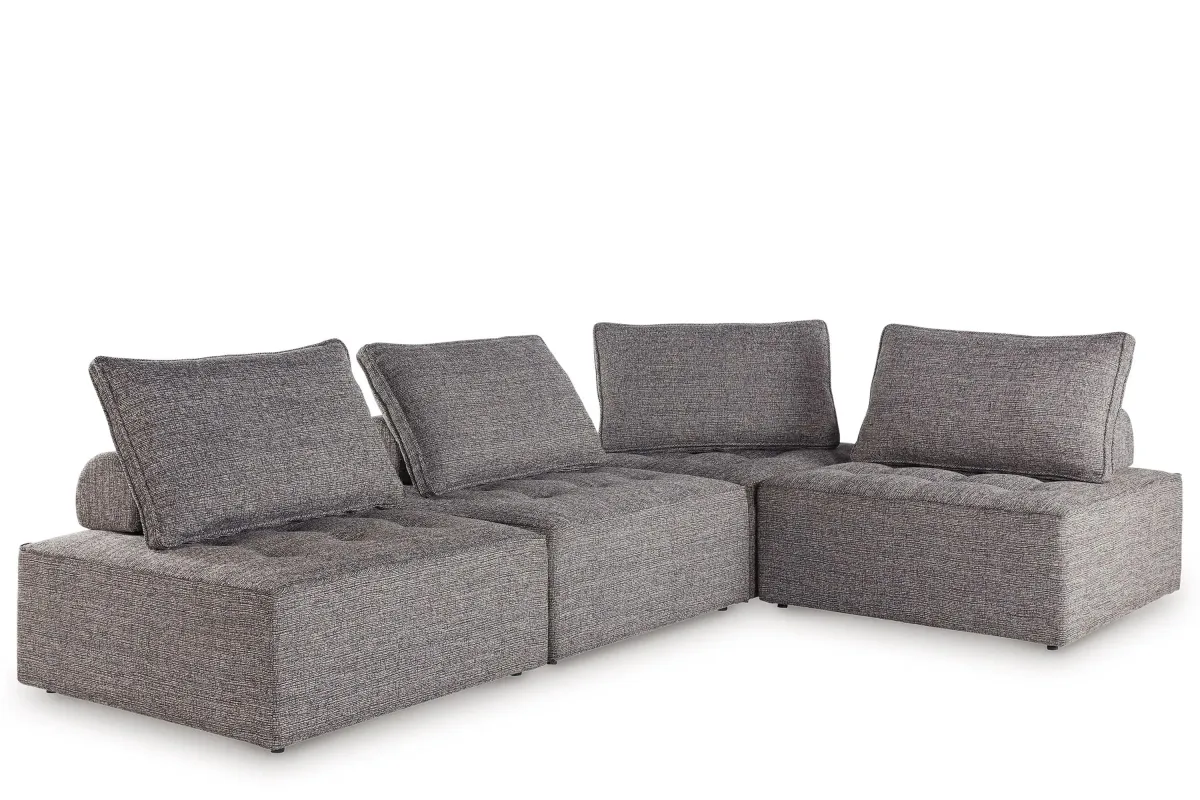 Bree Zee 4-Pc. Outdoor Sectional in Gray by Ashley Furniture