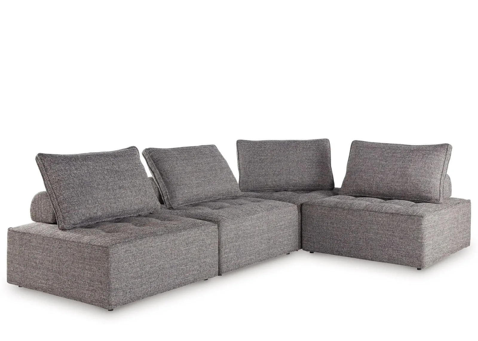 Bree Zee 4-Pc. Outdoor Sectional in Gray by Ashley Furniture