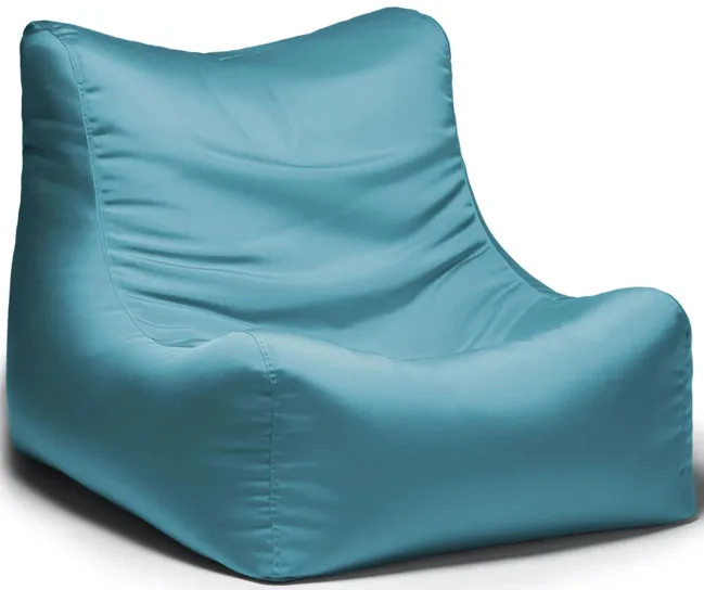 Tobin Outdoor Bean Bag Chair in Washed Brown by Foam Labs