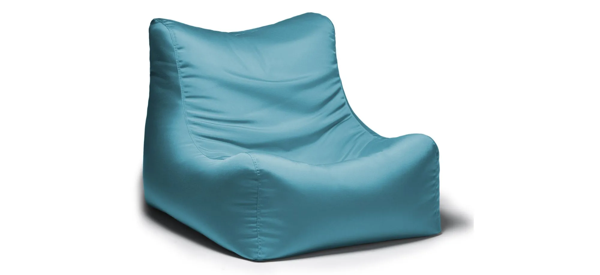 Tobin Outdoor Bean Bag Chair in Washed Brown by Foam Labs